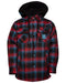 DIMENSION HOODED FLANNEL JACKET - YOUTH